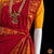 Classical Dance Jewelry RED Pre-stitched Practice Sari GOLD YELLOW Blouse | Half Saree Kalakshethra Sari | Bharatnatyam Kuchipudi Folk | Classical Dance Jewelry