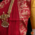 Classical Dance Jewelry RED Pre-stitched Practice Sari YELLOW Blouse | Half Saree Kalakshethra Sari | Bharatnatyam Kuchipudi Folk | Classical Dance Jewelry