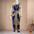 Classical Dance Jewelry ROYAL BLUE 36 inchs Pant Length KUCHIPUDI Gold Zari Indian Dance Costume | Art silk Dharmavaram Kanchi | Classical Dance Jewelry