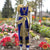 Classical Dance Jewelry ROYAL BLUE 36 inchs Pant Length KUCHIPUDI Gold Zari Indian Dance Costume | Art silk Dharmavaram Kanchi | Classical Dance Jewelry