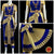 Classical Dance Jewelry ROYAL BLUE 36 inchs Pant Length KUCHIPUDI Gold Zari Indian Dance Costume | Art silk Dharmavaram Kanchi | Classical Dance Jewelry