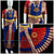 Classical Dance Jewelry ROYAL BLUE RED 32 inchs Pant Length Kuchipudi Gold Zari Indian Dance Costume | Art silk Dharmavaram Kanchi | Classical Dance Jewelry