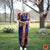 Classical Dance Jewelry ROYAL BLUE RED 32 inchs Pant Length Kuchipudi Gold Zari Indian Dance Costume | Art silk Dharmavaram Kanchi | Classical Dance Jewelry