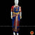 Classical Dance Jewelry ROYAL BLUE RED 32 inchs Pant Length Kuchipudi Gold Zari Indian Dance Costume | Art silk Dharmavaram Kanchi | Classical Dance Jewelry