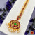 Classical Dance Jewelry Simple Round Tikka Kemp temple Indian jewelry | Bharatnatyam, Kuchipudi, Engagement, Weddings, Birthdays | Classical Dance Jewelry