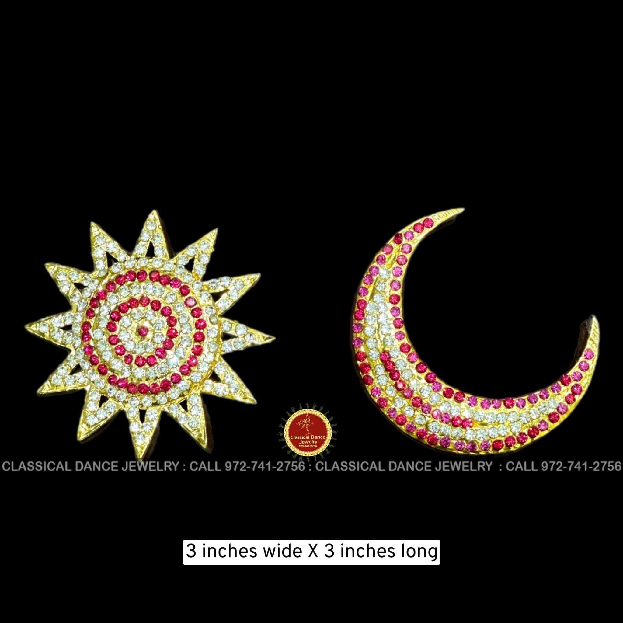 Suryavanka Chandravanka Surya Chandra Indian Jewelry White Sun
