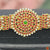 Classical Dance Jewelry Temple KEMPU WHITESTONE Indian Jewelry Oddiyanam Waist Belt Kamarbandh | Bharatnatyam Kuchipudi Weddings Birthday |  Classical Dance Jewelry