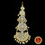 Classical Dance Jewelry TIKKA | HEADSETS 5 Step white stone Tikka Indian jewelry | Bharatnatyam, Kuchipudi, Parties, Engagement, Weddings, Birthdays | Classical Dance Jewelry
