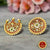 Classical Dance Jewelry TIKKA | HEADSETS Kemp Temple Surya Chandra Indian Jewelry | Multi Sun Moon | Bharatanatyam, Kuchipudi, Engagement, Weddings | Classical Dance Jewelry