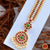 Classical Dance Jewelry TIKKA | HEADSETS Round Tikka Kemp temple Indian Jewelry | White Stone Pearls | Bharatnatyam Kuchipudi Engagement Weddings | Classical Dance Jewelry