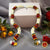 Classical Dance Jewelry WHITE and RED Andal Mala Flowers | Artificial flower garland | Bharatanatyam Kuchipudi Dance Wedding Events | Classical Dance Jewelry