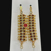 Middle WHITE STONE Kemp Temple Indian Jewelry Mattilu | Ear Chains | Bharatnatyam Kuchipudi Engagement Weddings | Classical Dance Jewelry