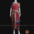 DARK PEACH ORANGE 38 Inch Pant length Kuchipudi Gold Zari Indian Dance Costume | Art Silk Dharmavaram Kanchi | Classical Dance Jewelry