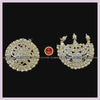 WHITE STONE Surya Chandra Indian Jewelry | Sun Moon | Bharatanatyam, Kuchipudi, Engagement, Weddings | Classical Dance Jewelry