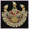 WHITE STONE KAASU Surya Chandra Indian Jewelry | Sun Moon | Bharatanatyam, Kuchipudi, Engagement, Weddings | Classical Dance Jewelry