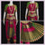 MAROON GREEN 38 Inch Pant Length Bharatanatyam Dance Costume | Art silk, Dharmavaram kanchi | Classical Dance Jewelry