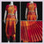 MANGO YELLOW RED 40 Inch Pant Length Bharatanatyam Copper Zari Dance Costume | Art silk Dharmavaram kanchi | Classical Dance Jewelry