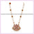Long Pearl Haram Indian Jewelry | 3 lines | Haram | Bharatnatyam Kuchipudi Weddings | Classical Dance Jewelry