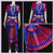 ROYAL BLUE MAGENTA 38 Inch Pant Length Bharatanatyam Copper Zari Dance Costume | Art silk, Dharmavaram kanchi | Classical Dance Jewelry