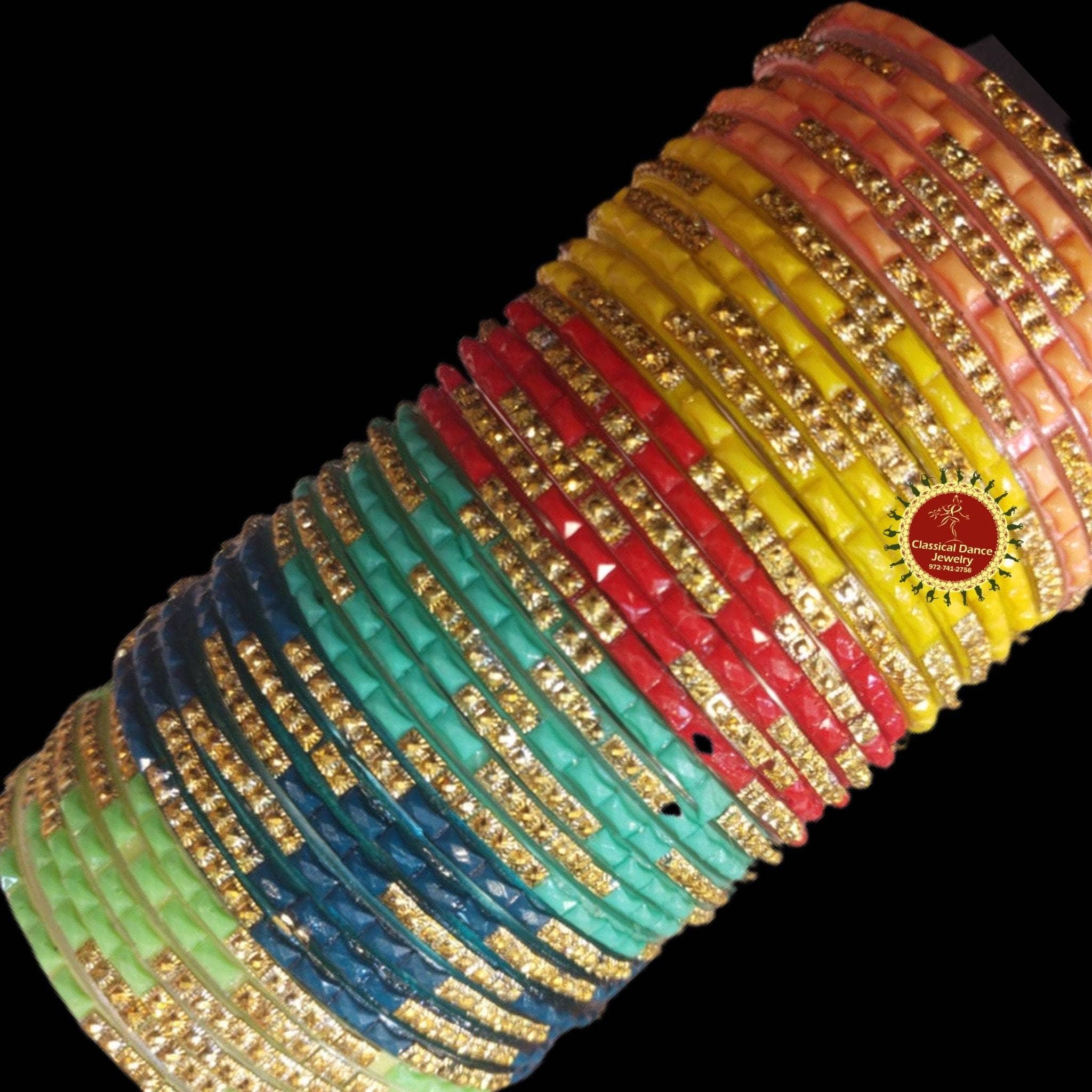 Jelly Color Glass Beaded Bracelet Round Glass Beads Bangle - Temu