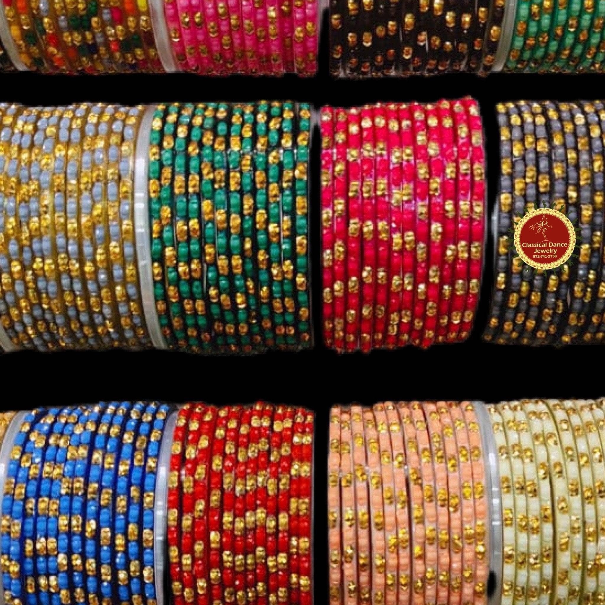matti gajulu plain bangles glass