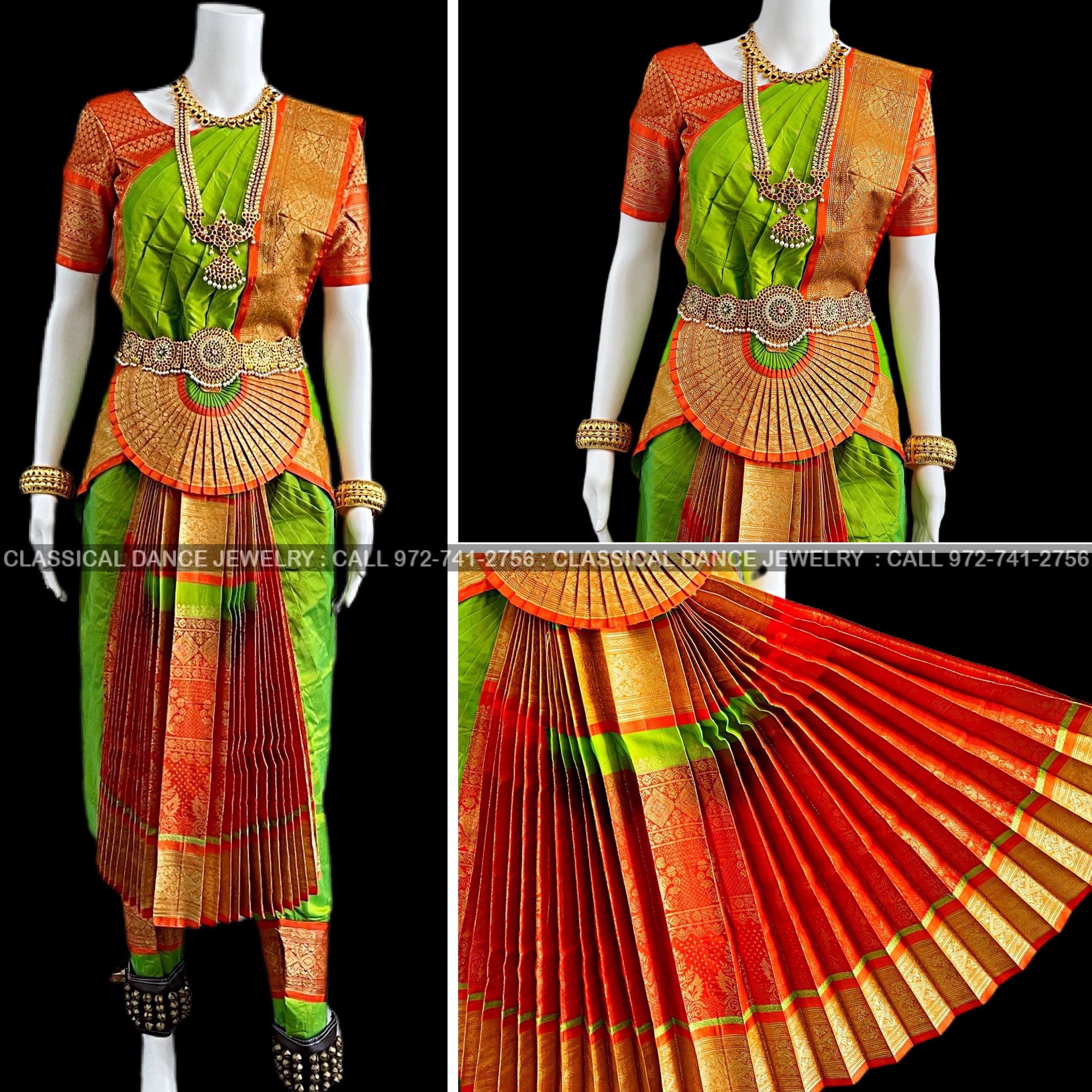 classical dance bharatnatyam costume design by Sunita Ajay Gangani