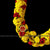 Classical Dance Jewelry Chamanthi Chrysanthemum Rose Garland | Home Puja Decor | Weddings | 3 Feet | Classical Dance Jewelry