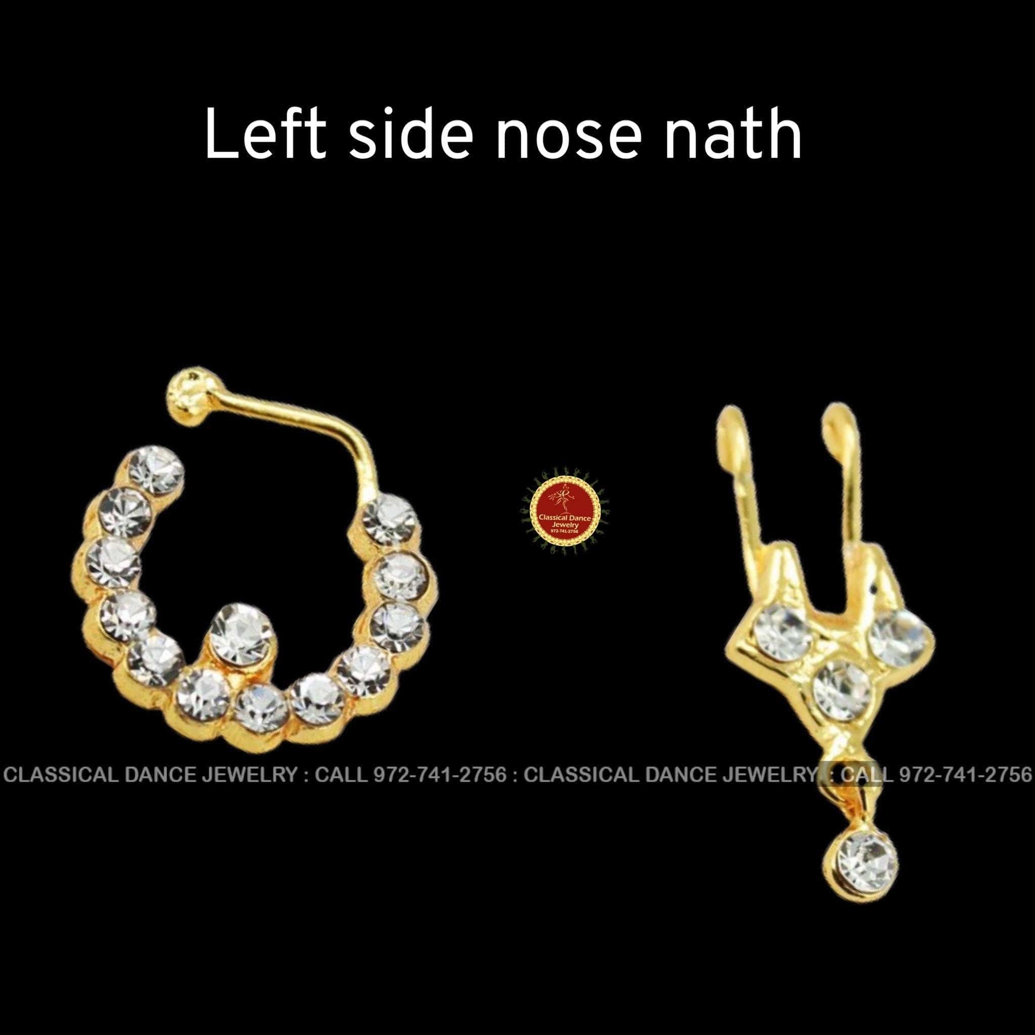 Gold tone ad ruby-white stone swan south Indian earrings dj-42194 –  dreamjwell