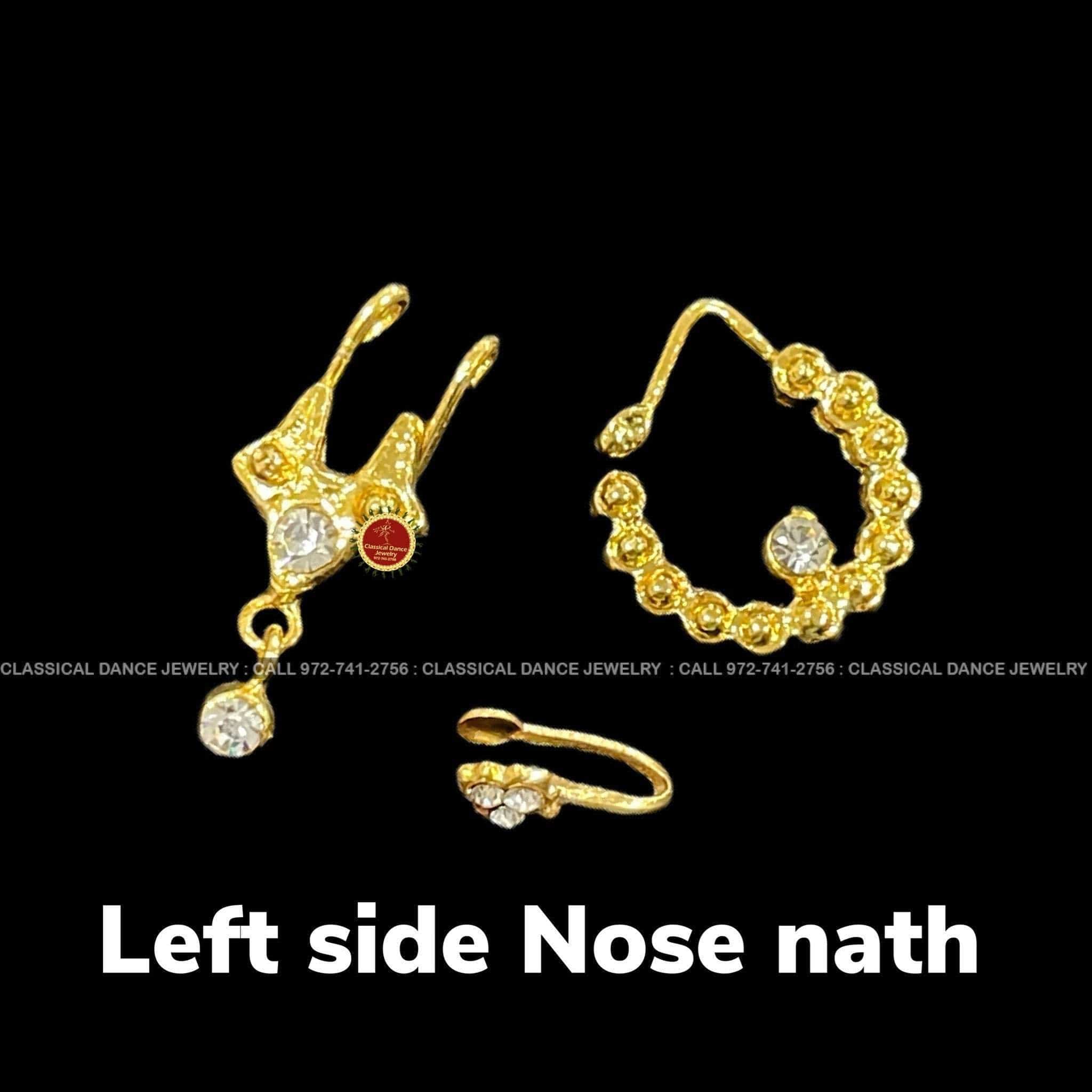 Manisha Jewellery Nose Pin Combo