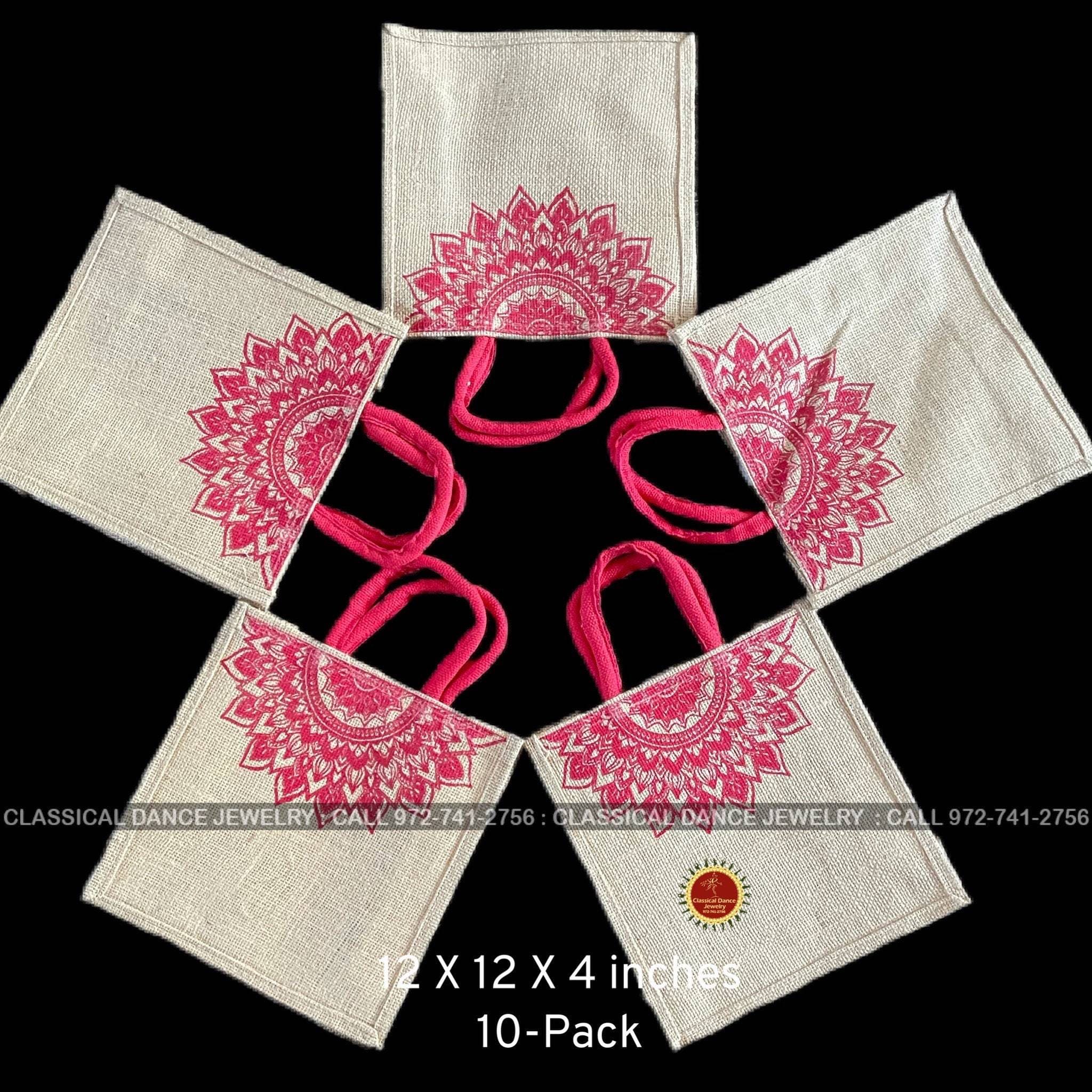 Jute Mandala design Potli Thamboolam bags Return Gifts Haldi