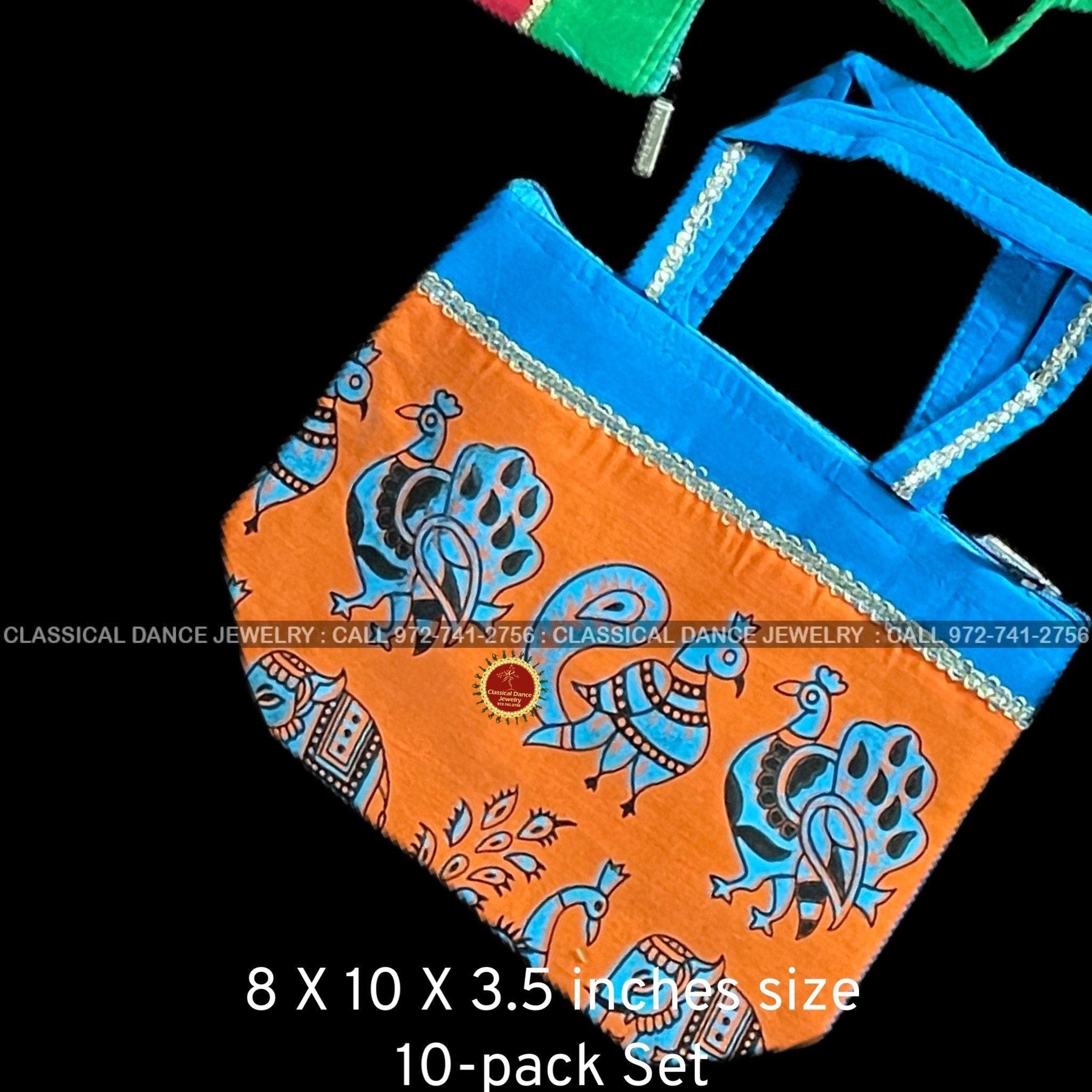 Kalamkari Design Potli Thamboolam bags Multipack Haldi kumkum