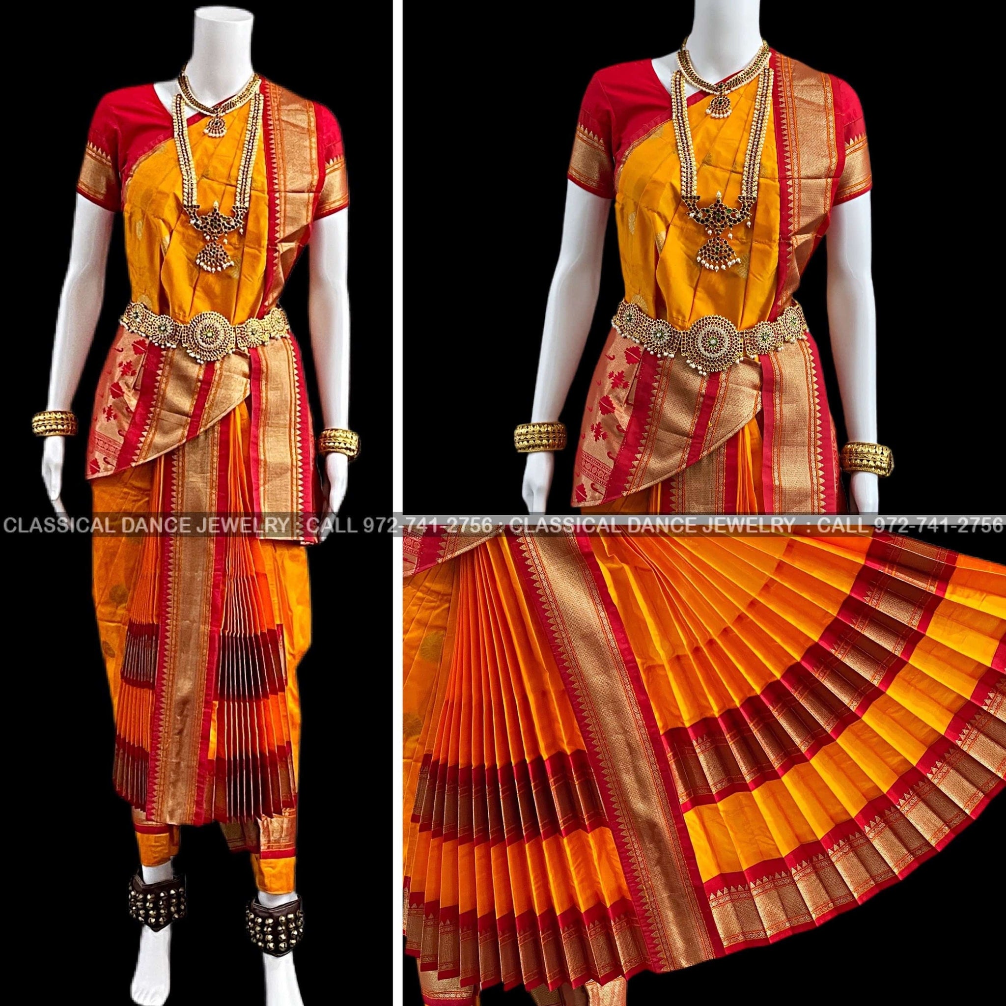 Buy Readymade Kuchipudi Dance Dresses for all ages online in USA Classical Dance Jewelry