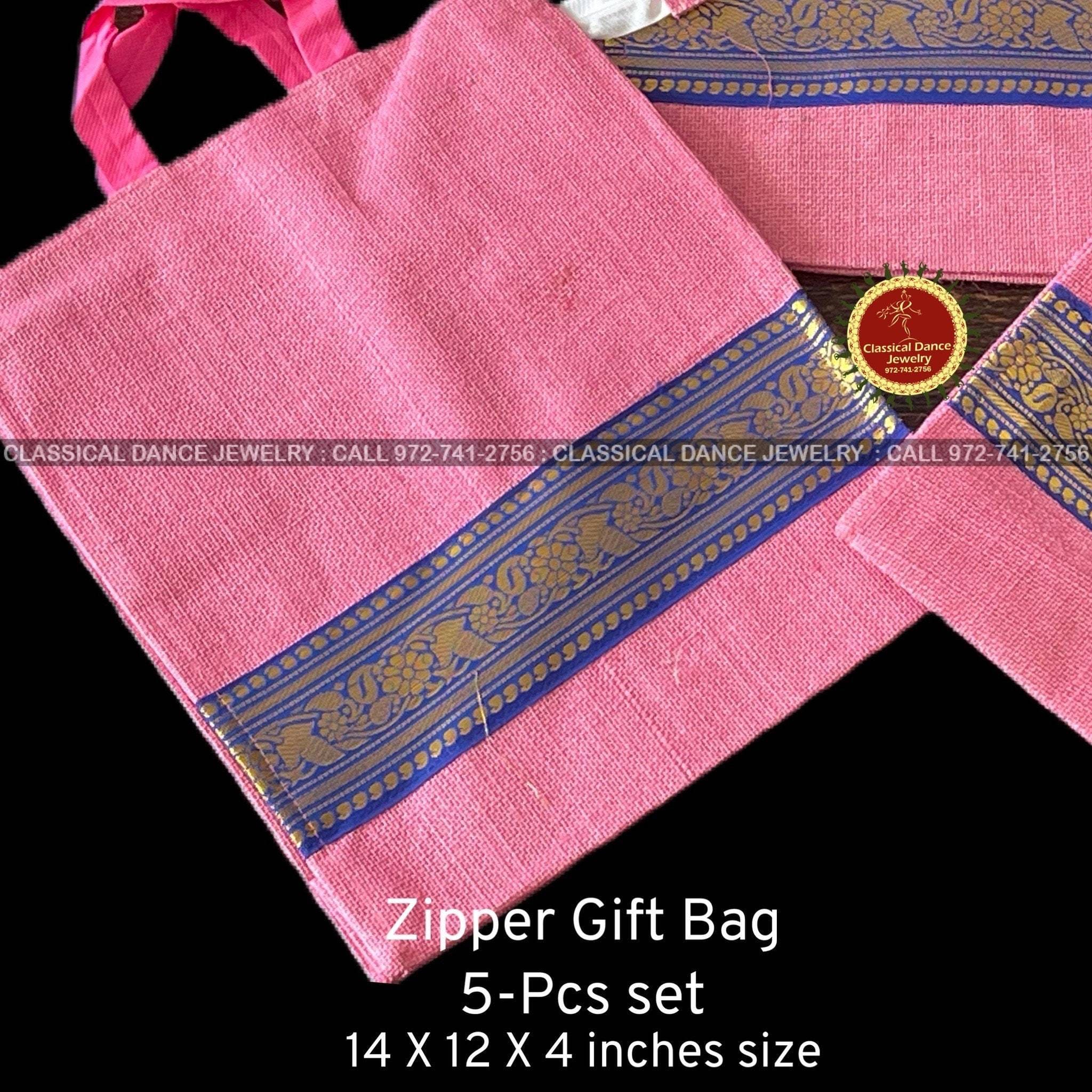 PAISLEYS Festive Saree and Suit Gift Bag with Zip, Pack of 3 : Amazon.in:  Home & Kitchen