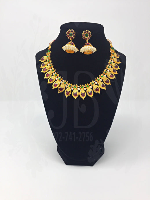 Classical Dance Jewelry SHORT NECKLACES