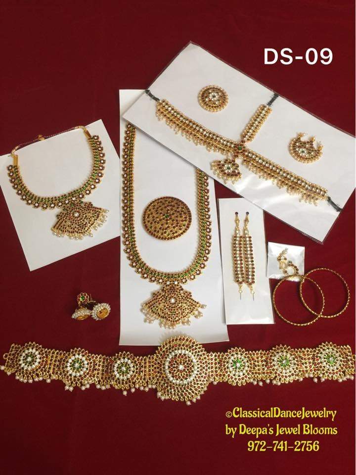 Bharatanatyam Dance Jewelry Set Bharatanatyam Set With Price