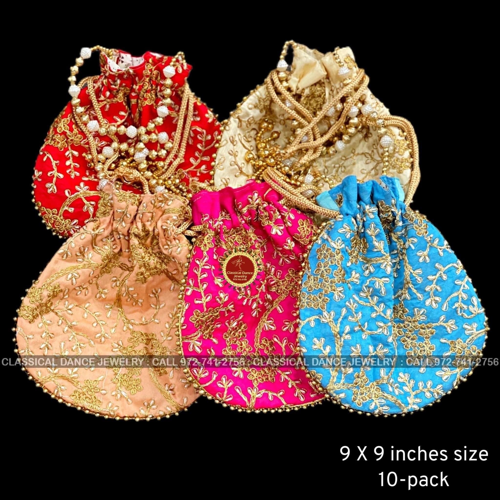 Haldi Kumkum Purse Shaped Packs, Wedding, Online Wedding Shopping India